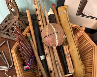 Bamboo Panwood Flutes, Bamboo Wood Flute, ACME Song Slide Whistle, Gourd Maraca