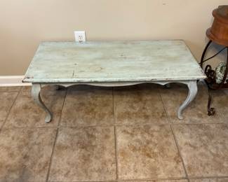 Distressed coffee table