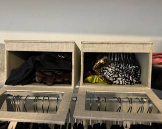 Nice selection of scarfs, hats and gloves