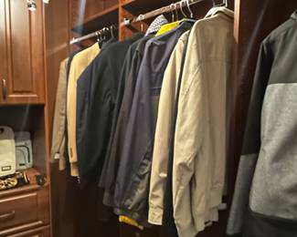 Very nice selection of men's coats