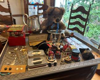 steiff animals, sterling items, swatches and more!