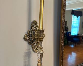 pair of heavy sconces