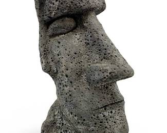 Mexican Easter Island Stone Rapa Nui Moai Head
