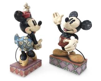 Jim Shore Disney Showcases Mickey/Minnie Figures
