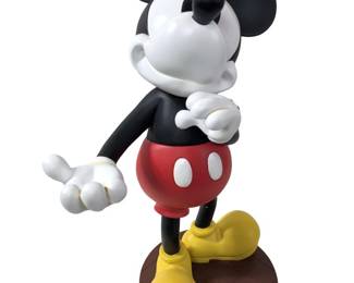 Rare Vintage Mickey Mouse Statue Pin Holder/Pins
