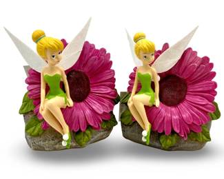 2pc Tinker Bell Solar Garden Sculptures
