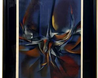 A.P. Signed Leonardo Nierman Serigraph
