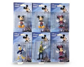 (6pc) Assorted Disney Beverly Hills Mini Figurines
