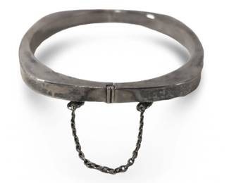 Alluring Sterling Silver 925 Squoval Cuff Bracelet
