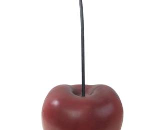 Enormous Decorative Red Ceramic Cherry Sculpture
