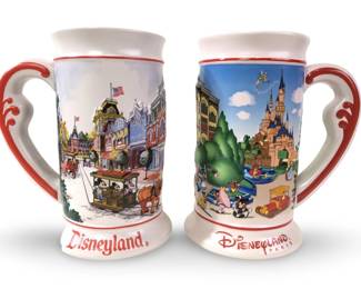 (2) Vintage Walt Disney Disneyland Paris Steins
