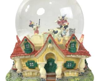 Large Disney Mickey Mouse Musical Snow Globe
