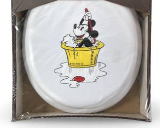 Jakson Mickey Embroidered Cushion Toilet Seat
