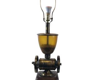Unique Large Coffee Mill Grinder Table Lamp

