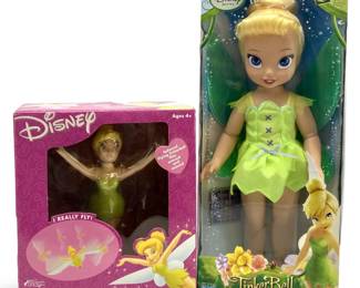 2pc Vintage Disney Tinker Bell Dolls
