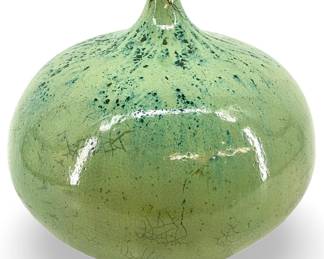 Signed Amber ‘05 Ceramic Studio Pottery
