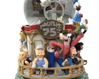 Disney Store Mickey 75th Anniversary Snow Globe

