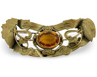 Antique Victorian Dragon Brooch
