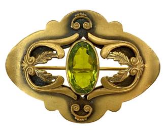 Vintage Art Nouveau Brooch
