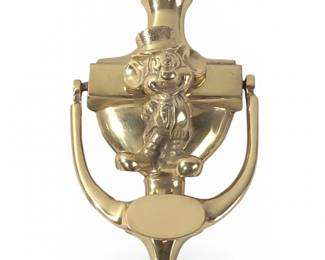 Disney Mickey Mouse Solid Brass Door Knocker
