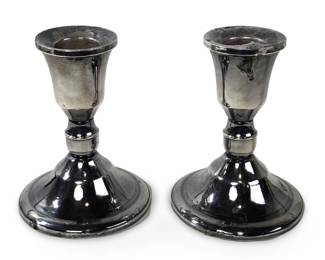 Suchin Creations Sterling Silver Candleholders
