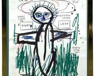 Jean-Michel Basquiat Graffiti Style Serigraph
