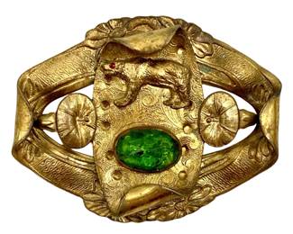 Antique Art Nouveau Bear Brooch
