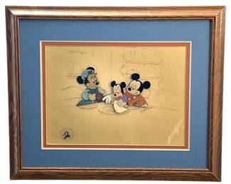 Vintage Disneys Mickey Christmas Carol Cel
