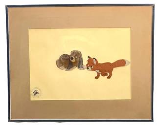 Vintage Disneys The Fox And The Hound Cel

