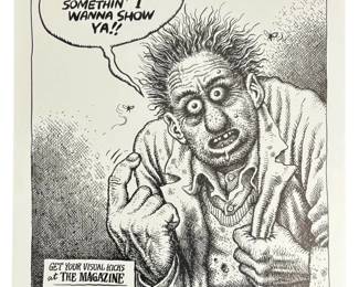 1970’s R. Crumb “The Magazine" Poster Ad
