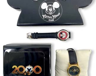 40th Anniversary & 2000 Mickey Mouse Watches
