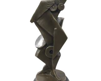 Salvador Dali Abstract Nude Female Bronze
