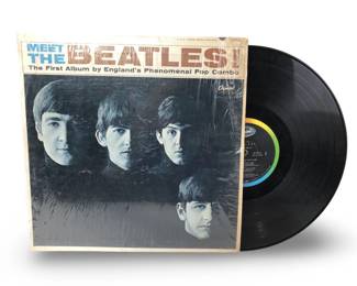 Original 1964 Meet The Beetles Vinyl Record
