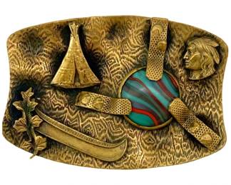 Antique Native American Brooch
