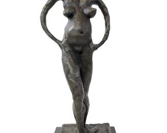 Salvador Dali Fertility Goddess Bronze Statue
