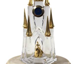 Franklin Mint Disney Cinderella Castle Clock
