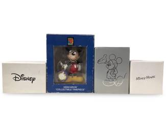 (4) Phenomenal Assorted Mickey Mouse Timepieces
