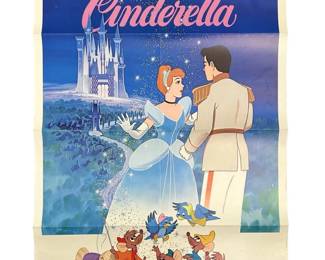 1981 Disney Cinderella Movie Poster
