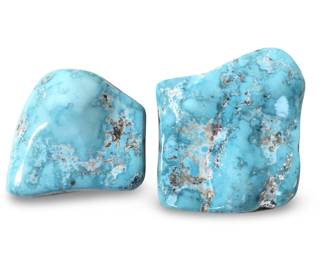 (2) Incredible Loose Turquoise Gemstones
