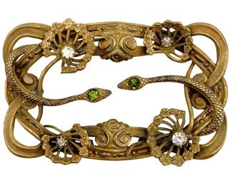 Antique Victorian Serpent Brooch
