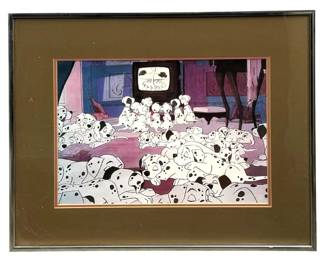 Vintage 101 Dalmatians Print
