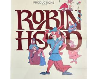 1982 Disney Robin Hood Movie Poster
