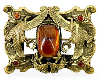 Art Deco Antique Vulture Brooch
