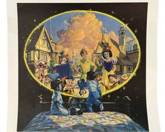 Signed Charles Boyer Disney Print
