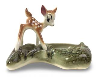 1950s Walt Disney Bambi Planter Figurine
