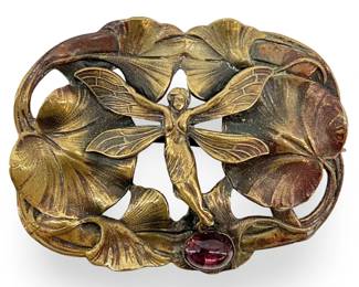 Antique Art Nouveau Fairy Brooch
