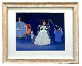 1995 Exclusive Disney Store Cinderella Lithograph
