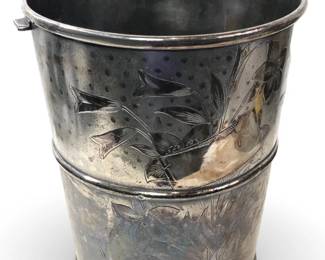 Old Reed & Barton Silver Plate Wine Cooler Bucket

