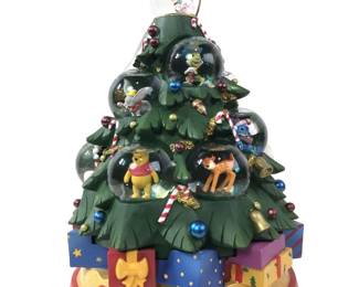 Disney Store Holiday Christmas Tree Snow Globe

