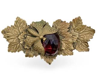 Antique Art Nouveau Moth Brooch
